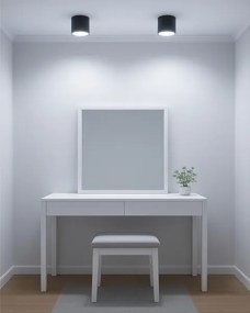 LED bodové svietidlo LED/10W/230V 3000/4000/6400K pr. 12 cm čierne