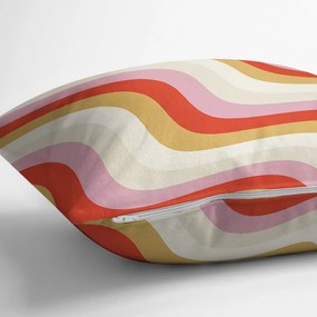 Obliečka na vankúš 43x43 cm Creamy Raspberry Swirl – Mila Home