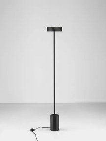 LED čierna stojaca lampa Thea