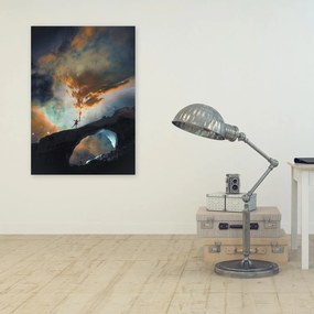 Gario Obraz na plátne Človek a oblaky - Rokibul Hasan Rozmery: 40 x 60 cm