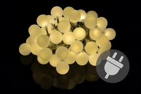 Garthen 35061 Záhradné párty osvetlenie - vonkajšia 50 LED teple biela