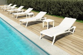 Siesta Exclusive Záhradný stolík Ocean Side Biely