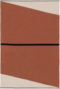 Ručne tkaný bavlnený koberec's krátkym vlasom Lenny