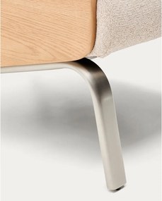 Béžové ženilkové kreslo Amsen – Kave Home