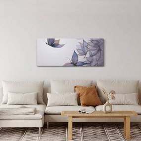 Obraz - Kreslené motýle (120x50 cm)
