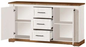 Komoda Country 45 163 cm dub Stirling/borovice Andersen