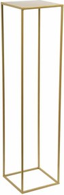 STOJAN NA KVETINÁČ SIMPLE 100X24X24 CM ZLATÁ