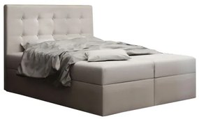 Manželská posteľ Boxspring 160 cm Duel 1 (béžová) (s matracom a úložným priestorom). Vlastná spoľahlivá doprava až k Vám domov. 1046428