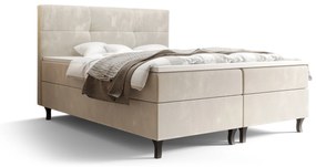 Manželská posteľ  Boxspring 140 cm Lumba (béžová) (s matracom a úložným priestorom). Vlastná spoľahlivá doprava až k Vám domov. 1046676