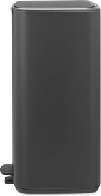 Tmavosivý pedálový oceľový odpadkový kôš 30 l Bo – Brabantia