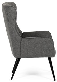 Relaxačné kreslo 315 GREY2, tmavošedé