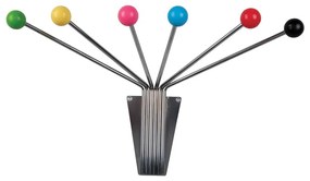 Kovový nástenný vešiak v striebornej farbe Neptune – PT LIVING