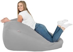 Sedací vak SAKO svetlosivý ekokoža