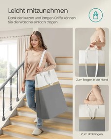 Set dvoch košov na bielizeň 2x75L LCB208G01