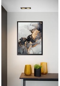 Lucide 22959/02/30 - Podhľadové svietidlo EMBED 2xGU10/50W/230V čierna