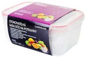 LOCKnLOCK Sada dóz na potraviny Lock obdĺžnik, 5 ks