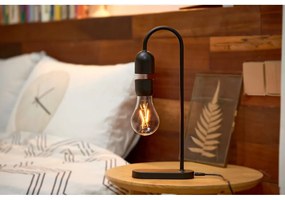 Čierna stolová lampa (výška 36,5 cm) Evaro – Gingko