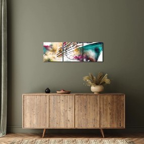 Obraz - Akvarelové more (s hodinami) (90x30 cm)
