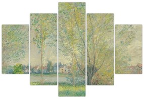 Obraz - Claude Monet, The Willows, reprodukcia (150x105 cm)