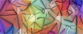Obraz - Polygonálna abstrakcia (120x50 cm)