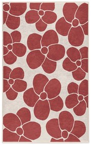 Červený prateľný koberec 60x100 cm Red Meadow – Mila Home