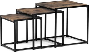 Sada 3 konferenčných stolíkov old wood AF-3003 OLW