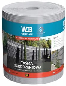 Krycia páska na plot SIVÁ PP Premium line RAL 7040 - 19cm x 26m