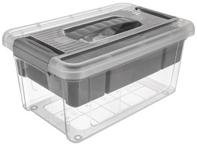Plastový úložný box s vekom 35x23x17 cm Multi Stormax – Orion
