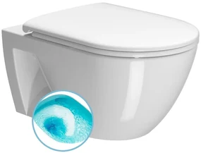 GSI GSI, PURA ECO závesná WC misa, Swirlflush, 55x36 cm, biela ExtraGlaze, 880711