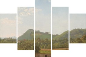 Obraz - Simon Denis,  View Near Naples, reprodukcia (150x105 cm)