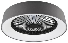 Sivé LED stropné svietidlo Farsund – Trio