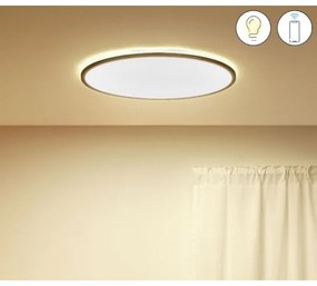 WiZ - LED Stmievateľné stropné svietidlo SUPERSLIM LED/32W/230V čierna Wi-Fi