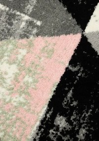 Koberec SLIM 8022 svetlosivý / viacfarebný