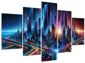 Obraz - Mesto budúcnosti (150x105 cm)