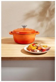 Silvercrest®  Liatinový hrniec, 2,8 l (oranžová)  (100393108)