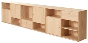 Nízka komoda v dekore duba 267x61 cm Mistral - Hammel Furniture