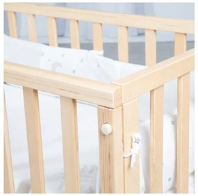 roba Prístelka 3 v 1 Safe asleep (prírodný lak)  (100397089)