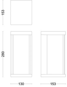Philips - LED Vonkajšie nástenné svietidlo KYRIE LED/12W/230V IP44