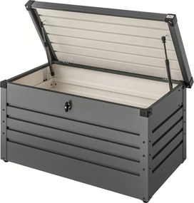 Kovový úložný box METALBOX, 385L, 120x62x63cm, antracitová Gardebruk