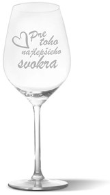 Sablio Pohár na víno Pre toho najlepšieho svokra: 49 cl