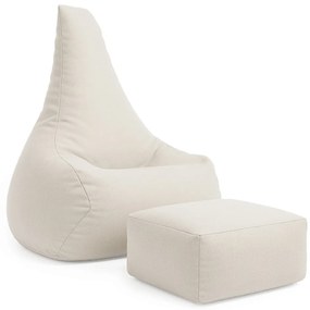 MeowBaby® Sedací vak s opierkou nôh Tearo, oat-blush-beige