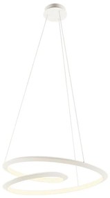 Redo 01-3376 - LED stmievateľný luster na lanku STORM LED/60W/230V priemer 80 cm biela