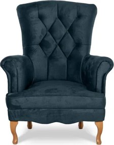 Kreslo Panama 1, modrá (monolith 77)