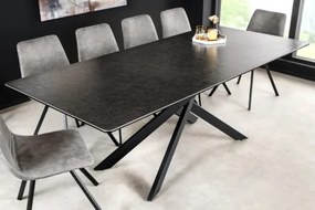 Rozkladací jedálenský stôl Alpine 43845 160/200x90cm Ceramik antracite - Komfort-nábytok