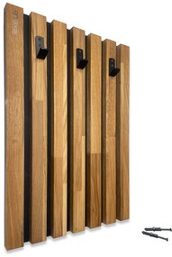 Dekorstudio Nástenný vešiak na oblečenie Lamele Panel 40cm
