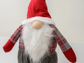 Dekoratívny trpaslík GNOME 90 cm, červený