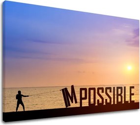 Motivačný obraz na stenu Impossible