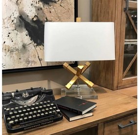 Elstead GN-JACKSON-SQUARE-TL - Stolná lampa JACKSON SQUARE 1xE27/60W/230V