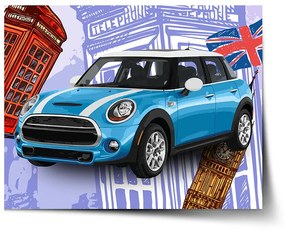 Sablio Plagát Mini sedan Londýn - 90x60 cm