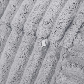 Sedací vak pre deti – sivý Lamell, prémiový manšestr